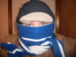 I'm on the cutting edge of blizzard fashion, I know.