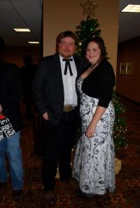 Cleaned up and off the farm...hardly recognize us!