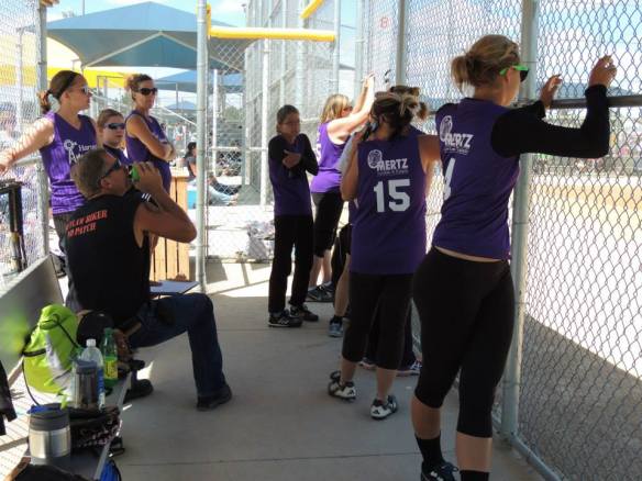 I've been playing softball for about 20 years now. Yikes. That's a long time. But no plans to quit...until I can't.