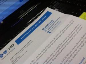 Our insurance is being discontinued, like so many others...but don't simply blame a law and call it quits. Work for solutions. It's why we live where we live.